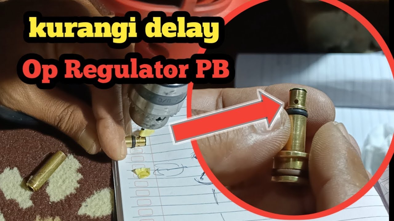 upgrade aman piston standar regulator paintballl!!