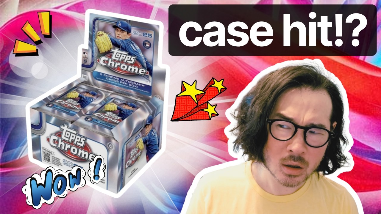 CASE HIT FROM THE FIRST PACK?! 2025 Topps Chrome Jumbo Box