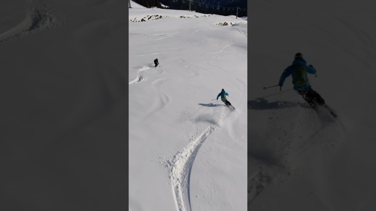 SKI DAY with HOVER 🎥 #shorts #hoverair #x1promax #bestetrackingdrohne #folgedrohne #selfiedrohne