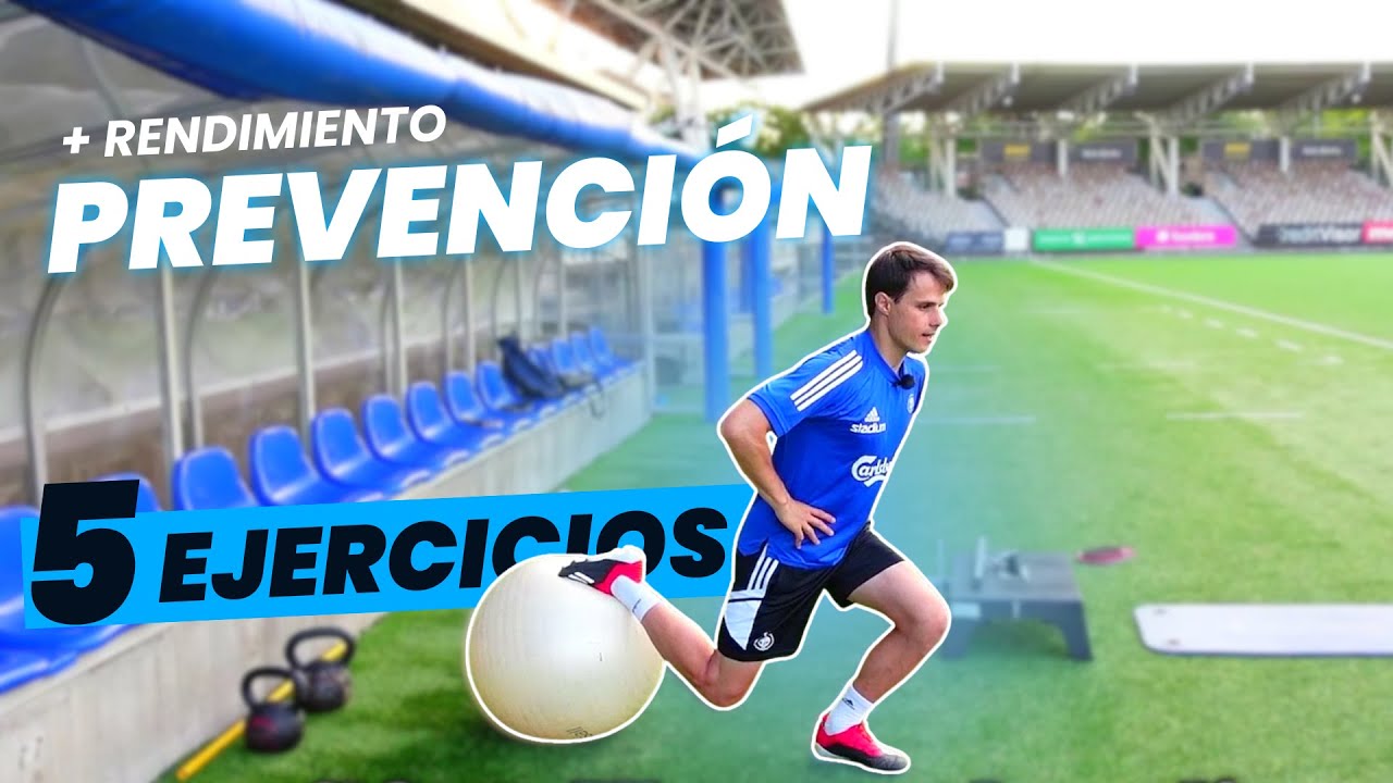 5 EJERCICIOS de PREVENCIÓN y FUERZA para FUTBOLISTAS