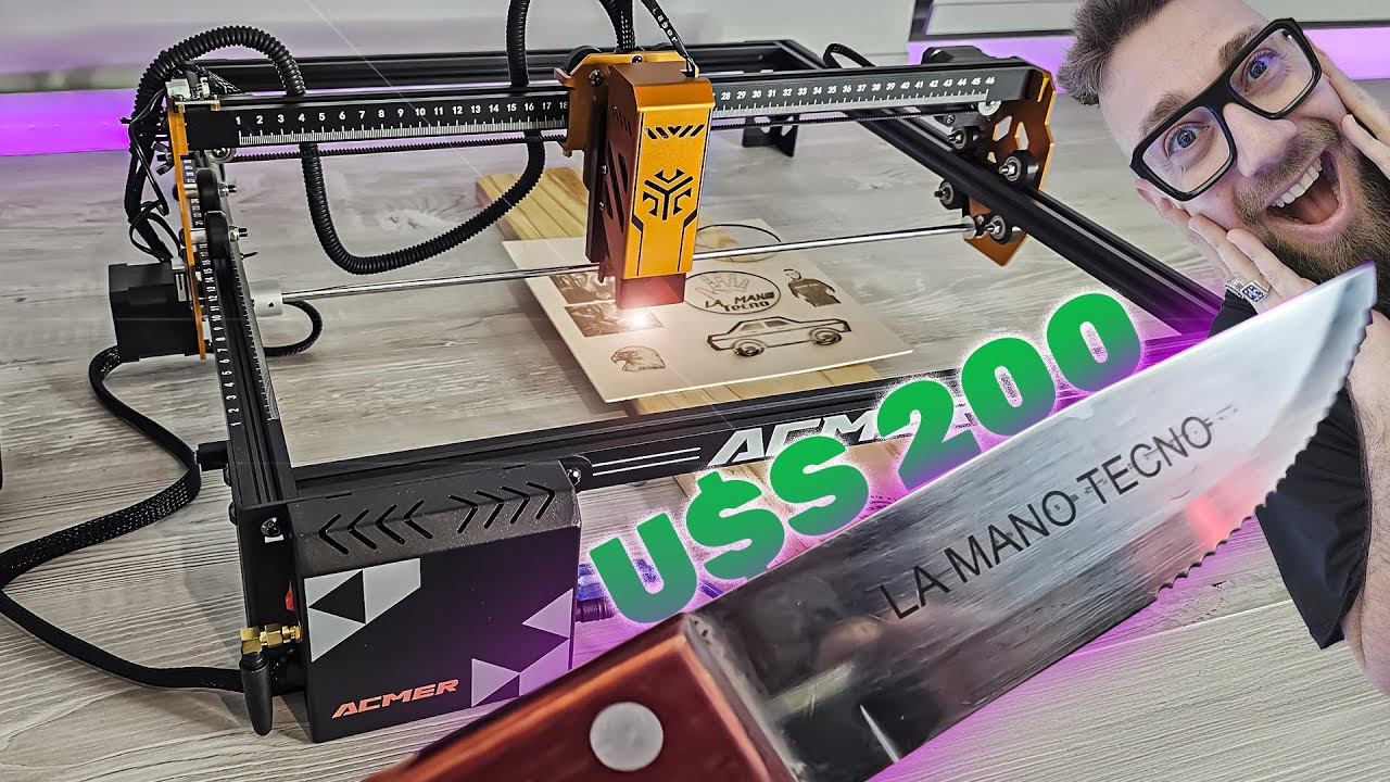 GRABADORA Laser BARATA | (U$S 200) | ACMER P1 S PRO