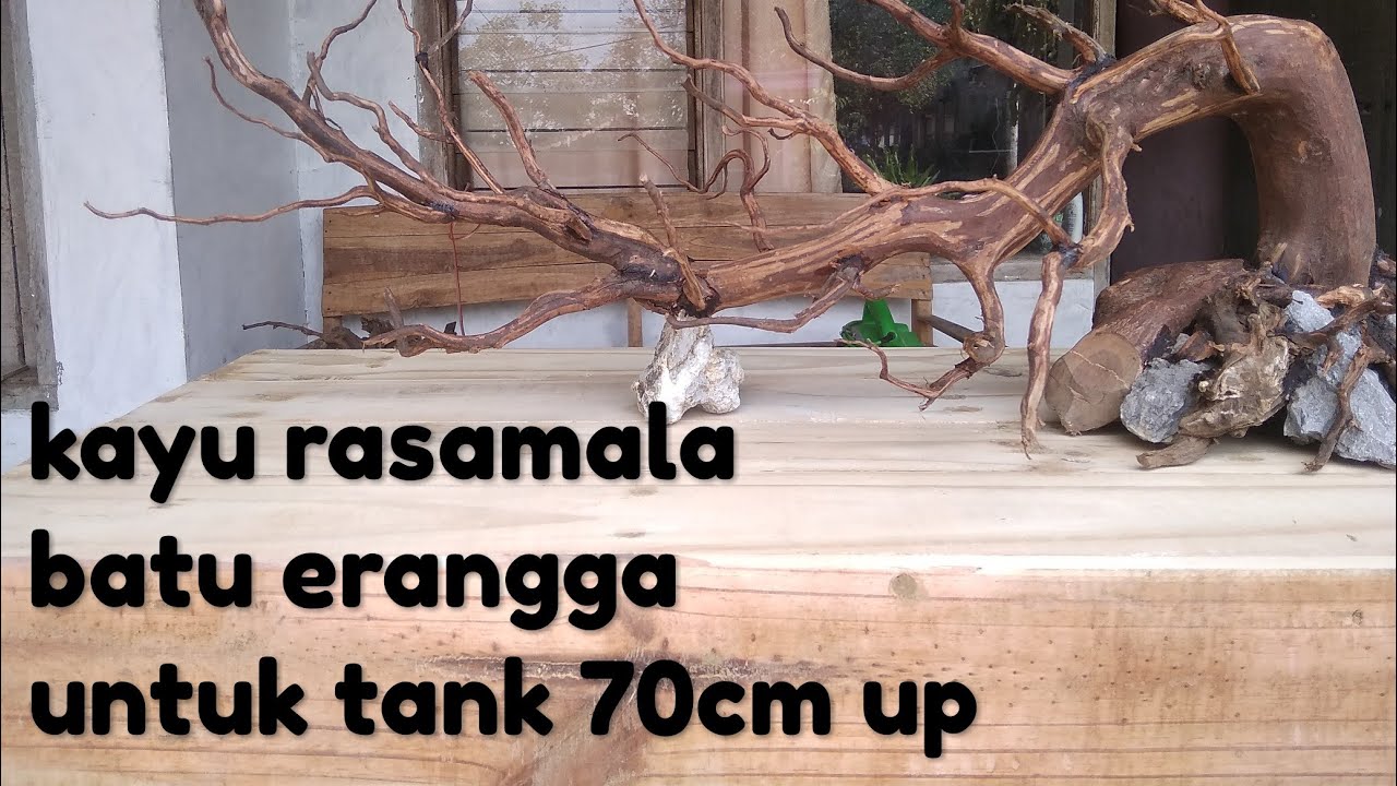Membuat hardscape kayu rasamala dan batu erangga