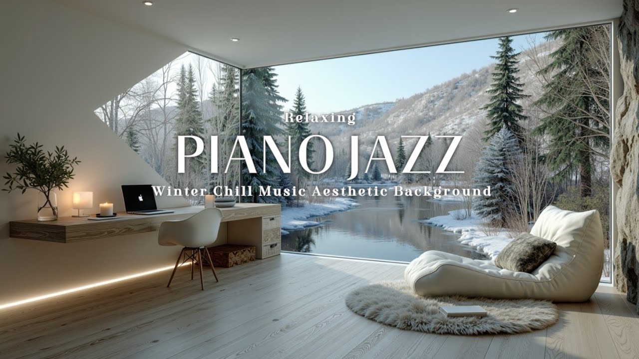 Chill Jazz Music Зимняя Эстетика Джаз для Письма Учебы Отдыха