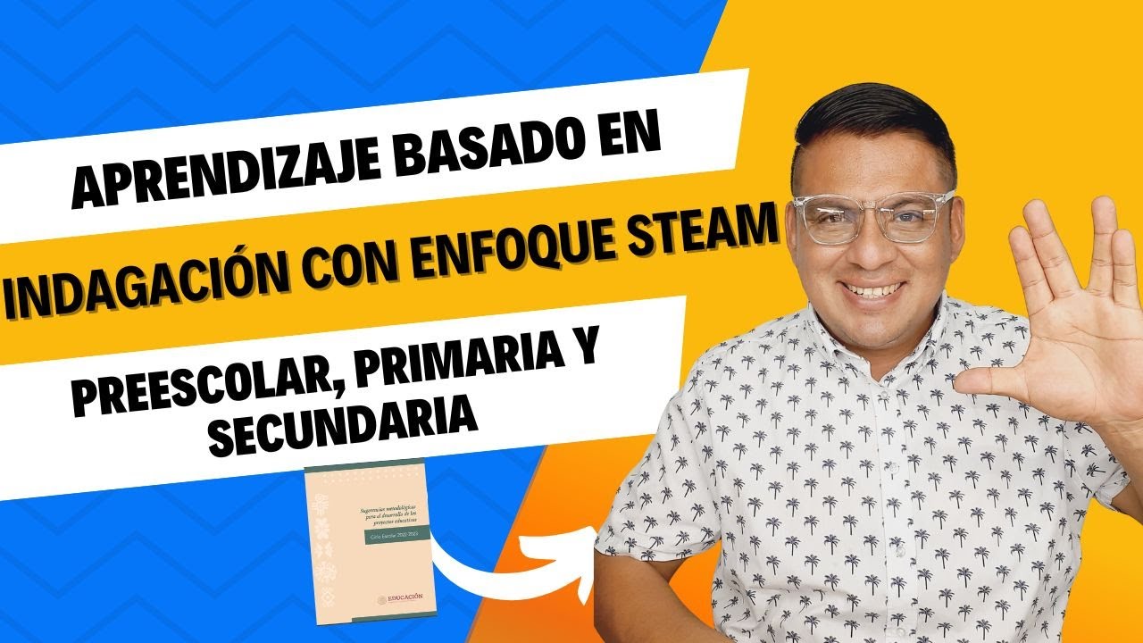 📼👨🏽‍🏫STEAM paso a paso para PREESCOLAR, PRIMARIA Y SECUNDARIA👨🏽‍🏫🎙