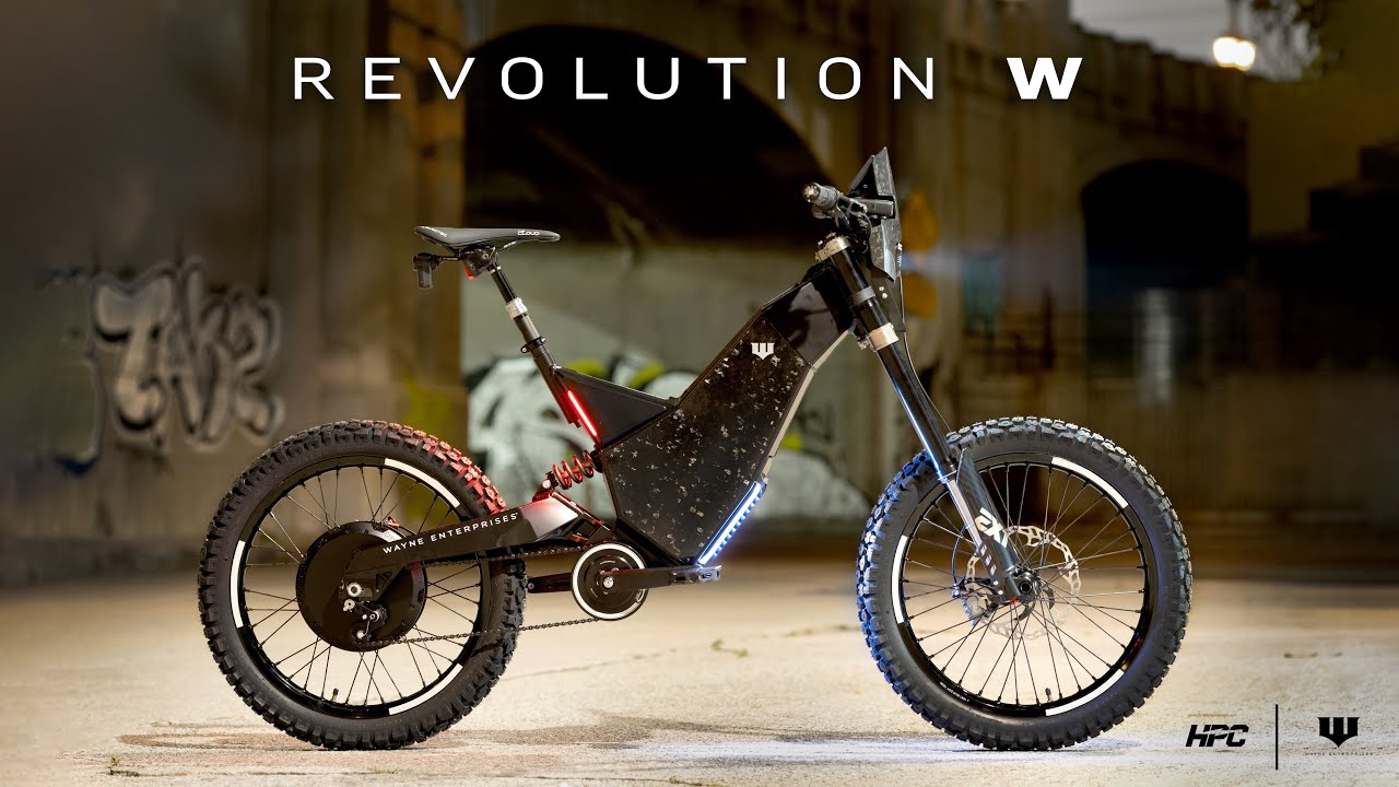The World's Fastest E-Bike- Wayne Enterprises Revolution W