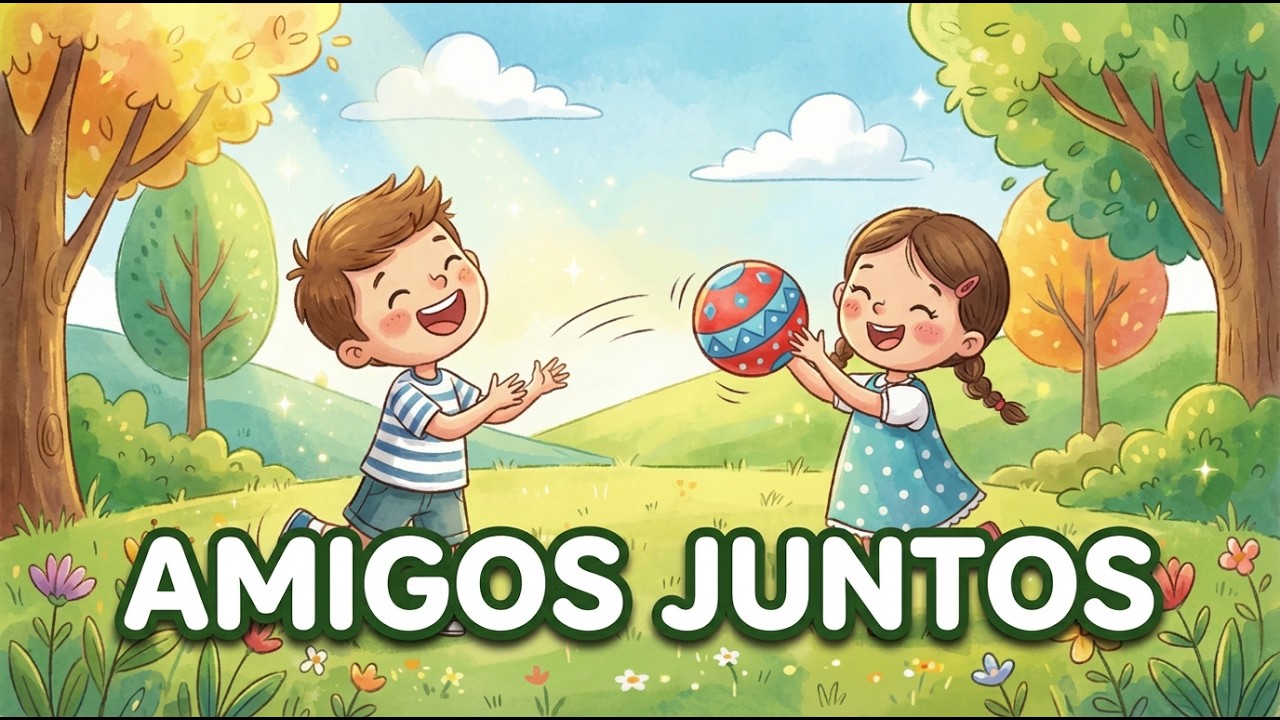 Canci&oacute;n de Amigos Juntos 💕 Amistad Amor Compartir | CherryChoco | Canciones Infantiles