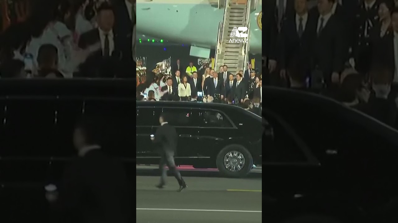 Trump arrives in China for high stakes talks with Xi Jinping