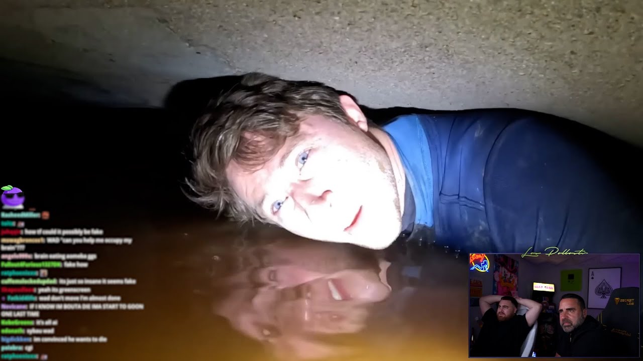 LosPollosTV and Wad react to Stuck Inside Of A Cave - Anxiety Warning