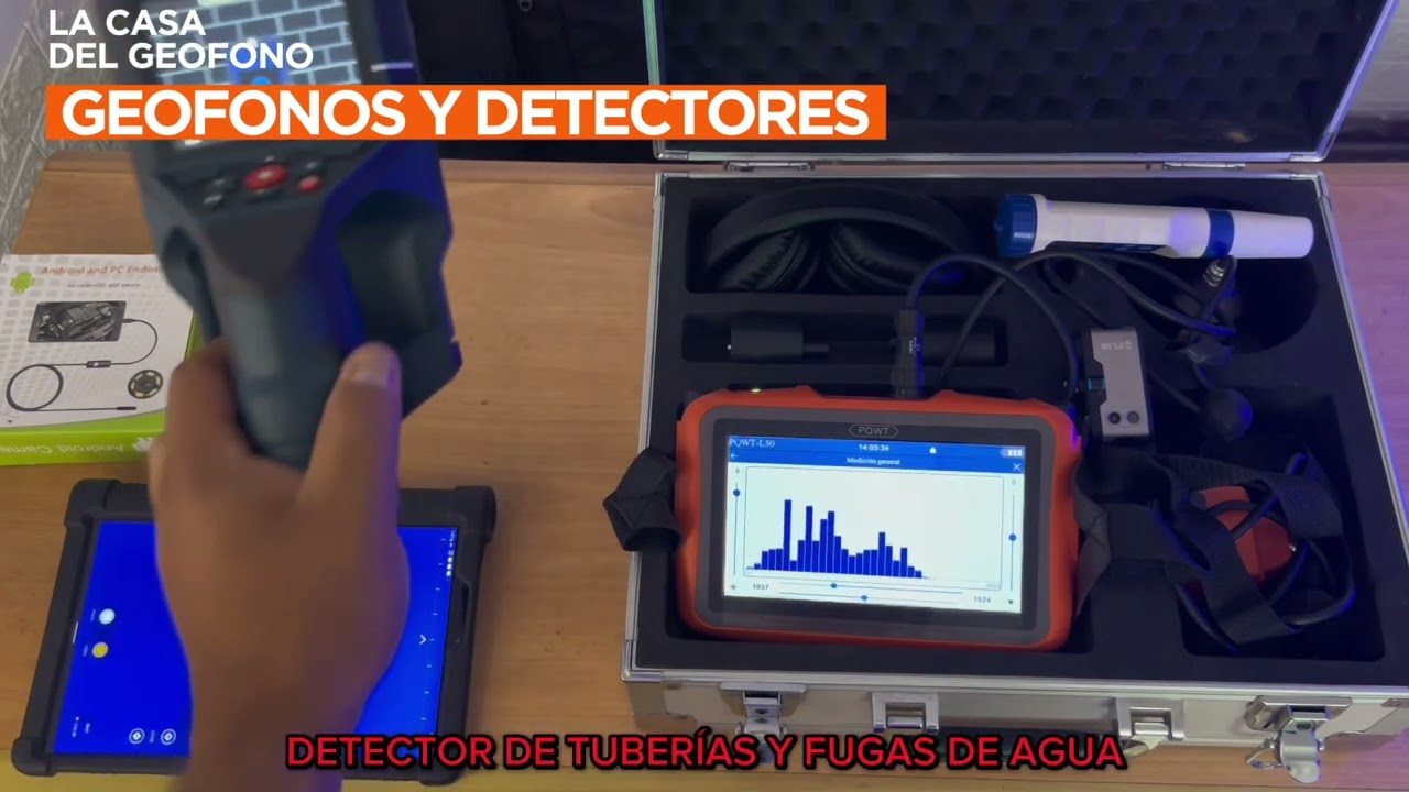 La Casa del Geofono - DETECTORES PROFESIONALES PARA LA DETECCION DE FUGAS DE AGUA