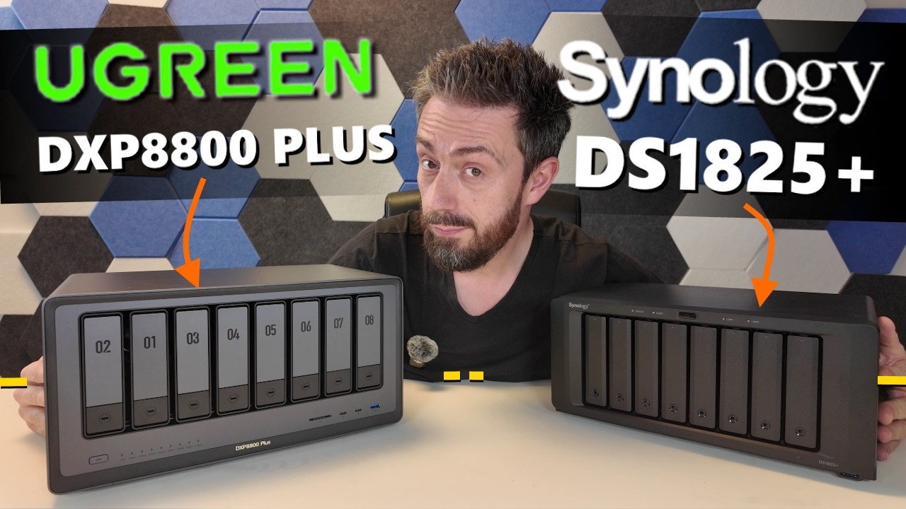 Synology DS1825+ vs UGREEN DXP8800 PLUS NAS