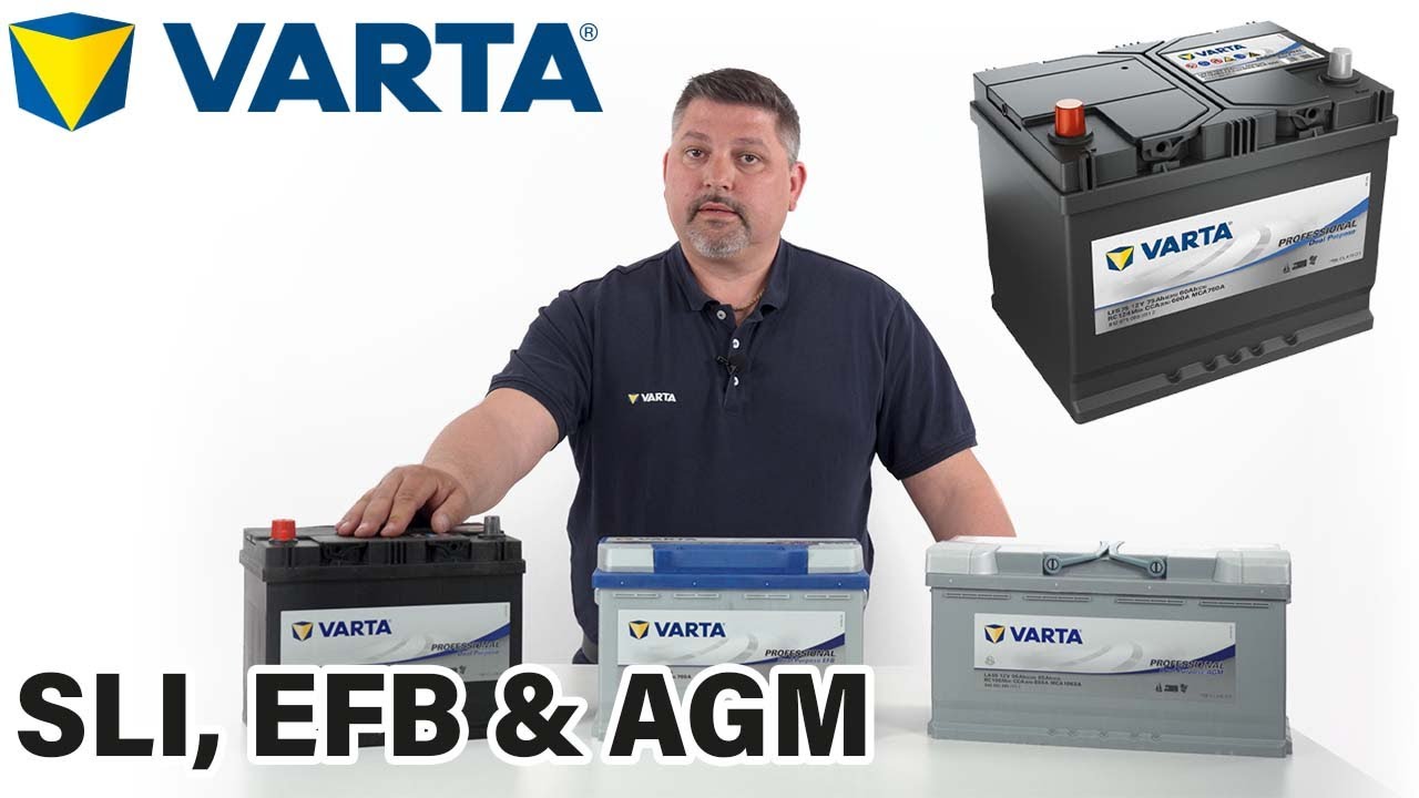 Batterier från VARTA - SLI, EFB & AGM