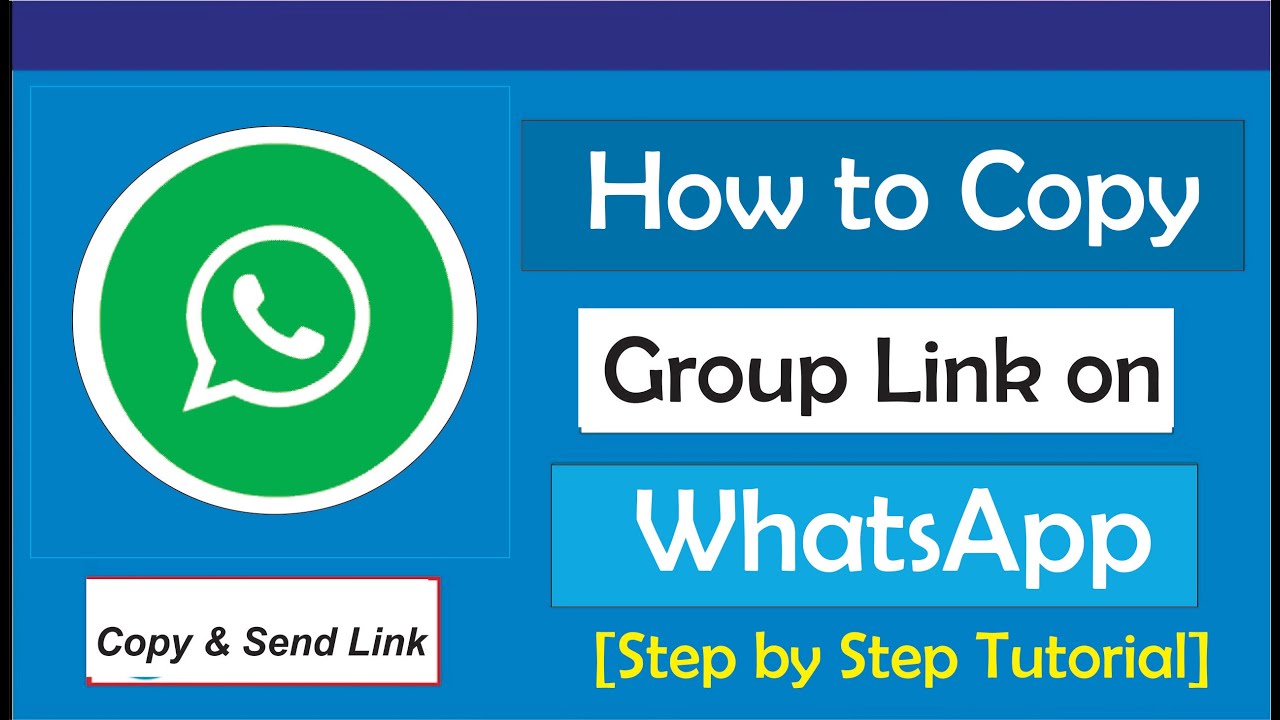 How to Copy Group Link in WhatsApp