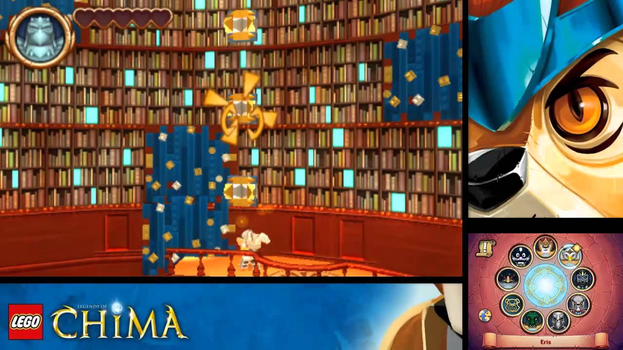 LEGO Legends of Chima: Laval's Journey - Level 3 Eagle Library 100% (Character Tokens, Treasures)