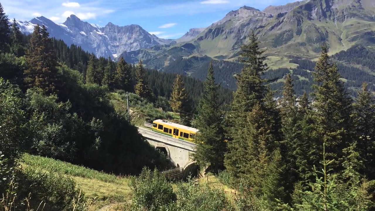 The walk from Kleine Scheidegg to Wengen - Switzerland
