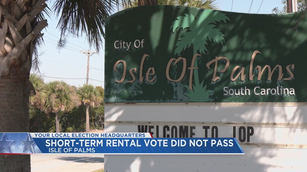 Isle of Palms short-term rental referendum fails, council members looking for a compromise