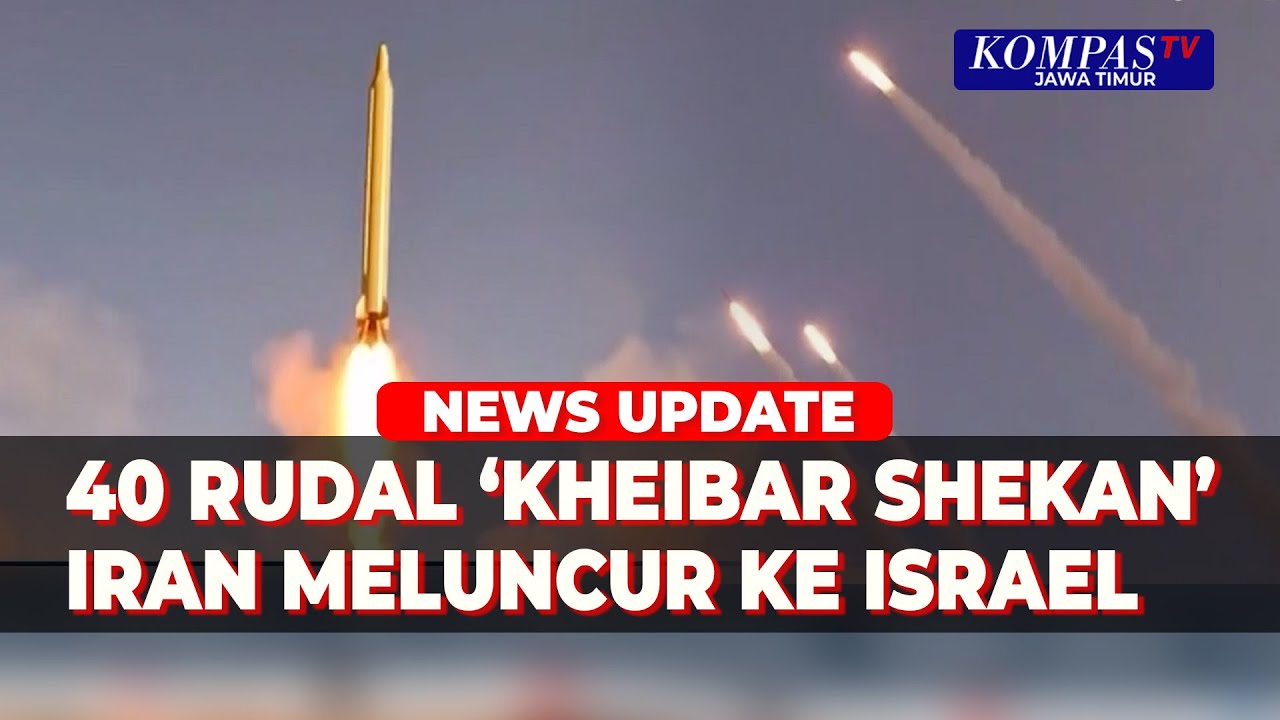 40 Rudal 'Kheibar Shekan' Iran Meluncur Deras ke Israel