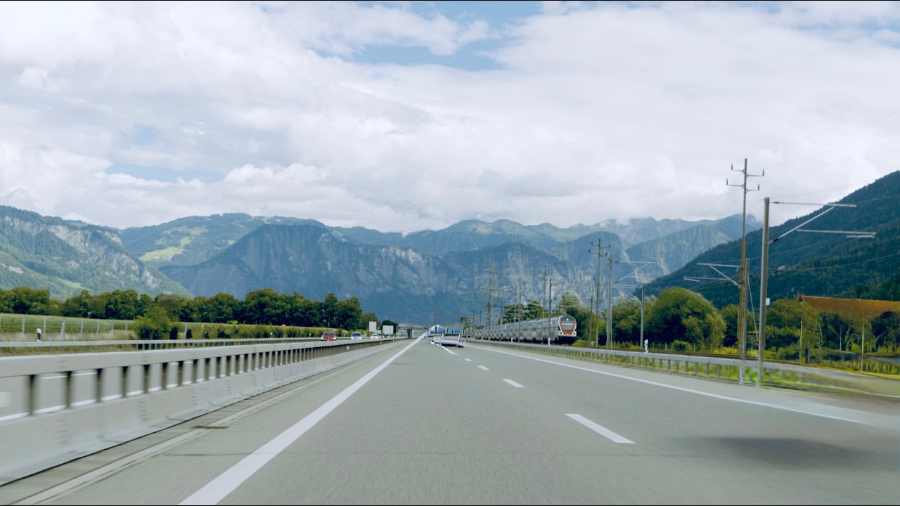 Exploring the Magical Swiss Alps by Car 🚗⛰️ | Scenic Roads & Epic Views  #work #relaxing #study