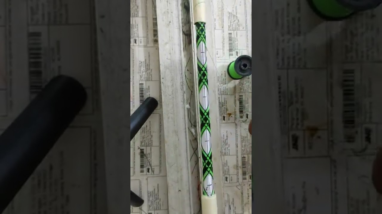 TUTORIAL MEMBUAT POLA PADA JORAN/DECORATIVE ROD WRAPPING  #PART 1 (PABRIKAN MANA PAHAM BOS)