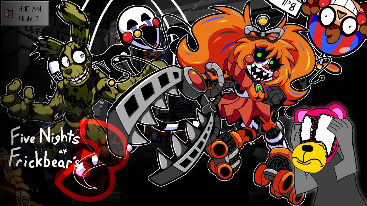НЕ пытайтесь спасти Спрингтрапа в FNAF Five Nights at Frickbear's 3...