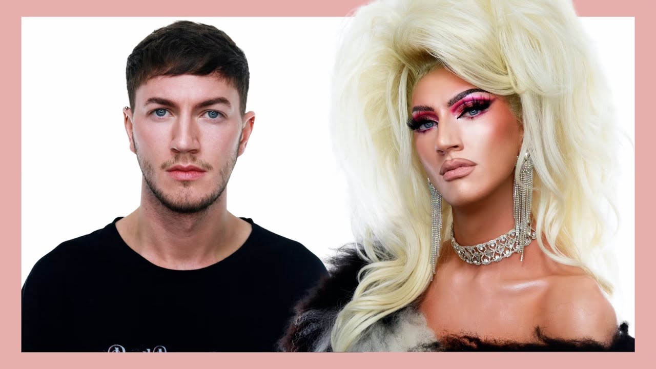 DRAG TRANSFORMATION - INCLUDING BROW COVERAGE || Ellis Atlantis