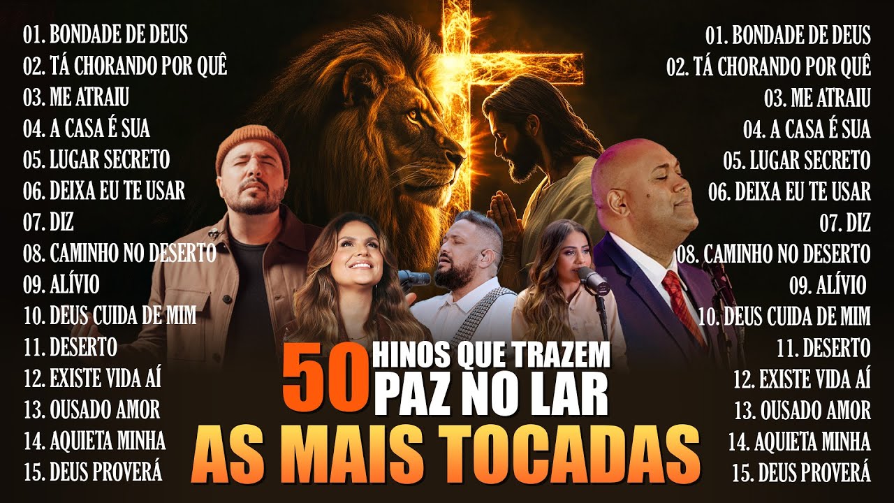 Louvores De Adora&ccedil;&atilde;o 2025, Top 50 M&uacute;sicas Gospel Mais Tocadas, Top Gospel, Nova Hinos Evang&eacute;licos