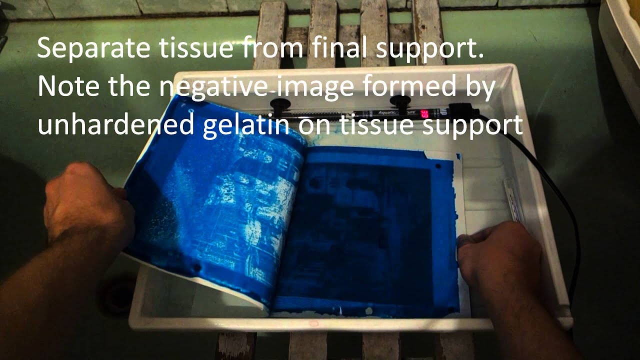 Making color carbon print