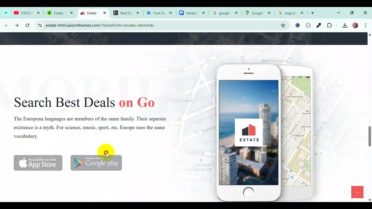 Real Estate Wbsite Html&Css #part5