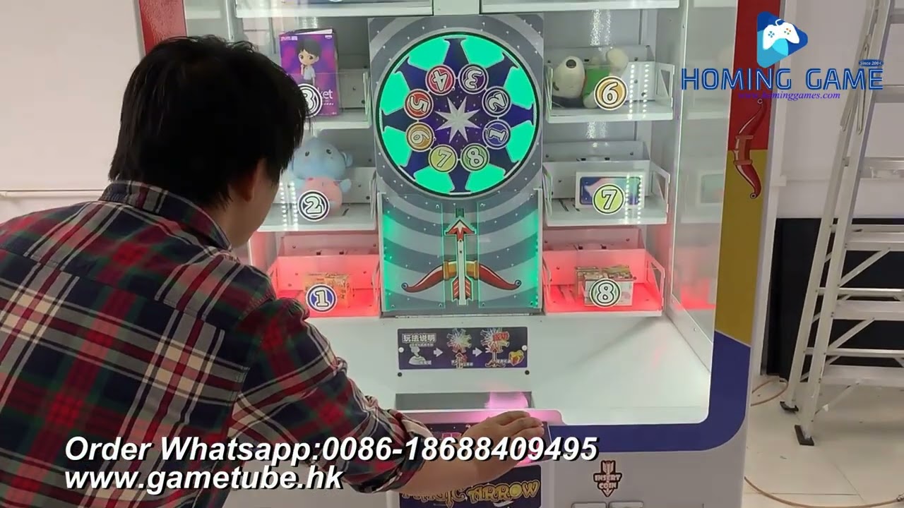 Coin Operated Skill Prize Gift Game Machine Magic Arrow  Toy Vending Arcade Machine by HomingGame