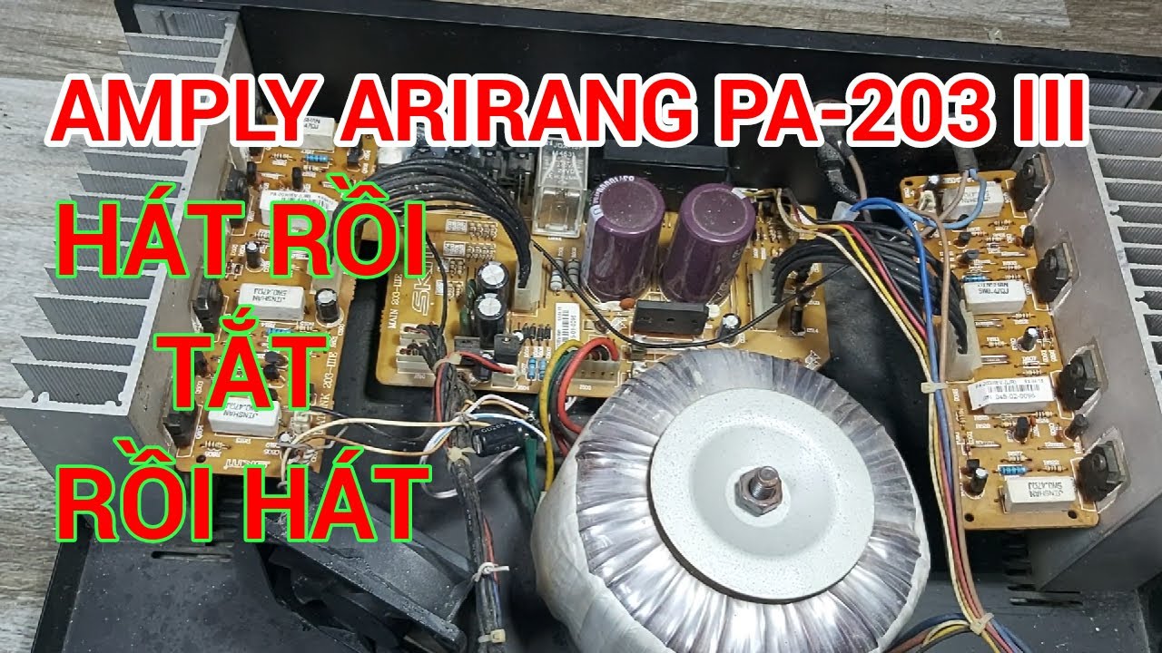 sửa amply hát chút ngắt rồi hát pan đơn giản nhất