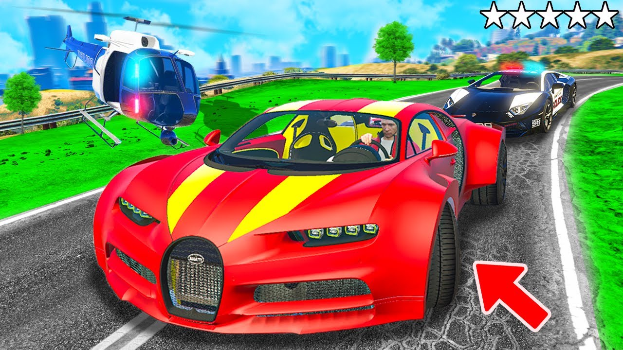 POLIZEI verfolgt FLASH AUTO in GTA 5! (Polizei vs. Dieb)