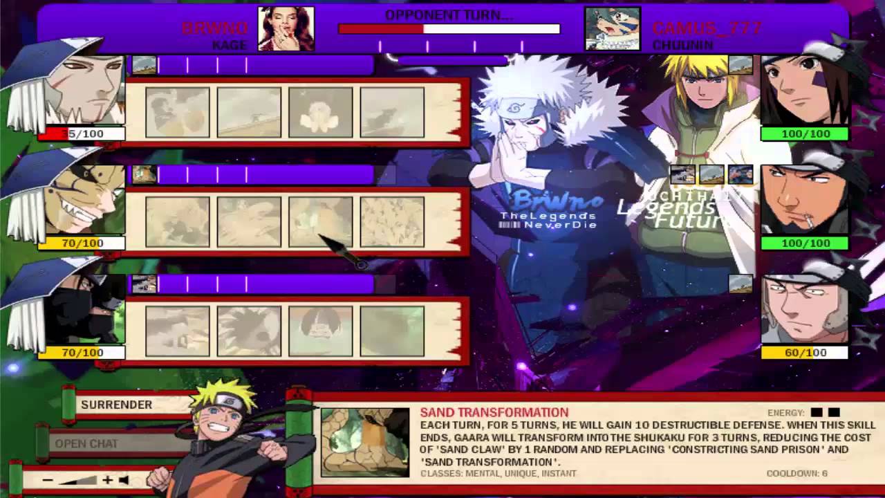 Naruto Arena : Brwno vs Alkayda part1
