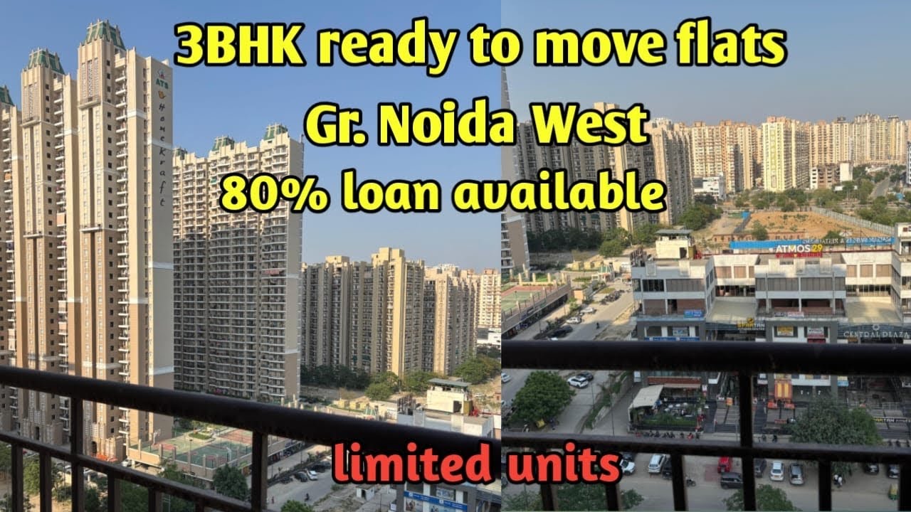 3BHK ready to move flat in Greater Noida West || ready to move flats in Noida
