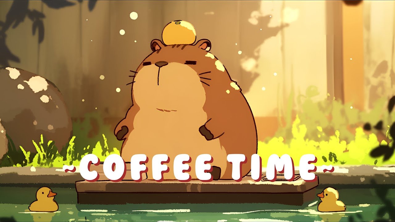 [60 Minutes] Capybara Music Lab | Ambient Study Beats Mix 🦫 ✨ 🌙 | Non Stop Music