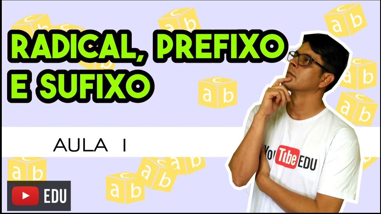 Estrutura das Palavras - Aula 1 - Radical, prefixo, sufixo e desinência