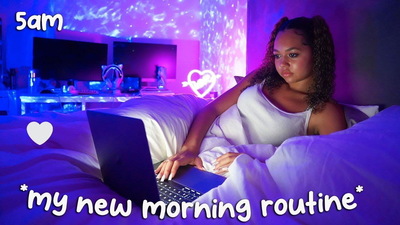 МОЙ ОБНОВЛЕННЫЙ УТРЕННИЙ РИТИН + Прическа, Макияж, Уход за кожей Красота :) 2023