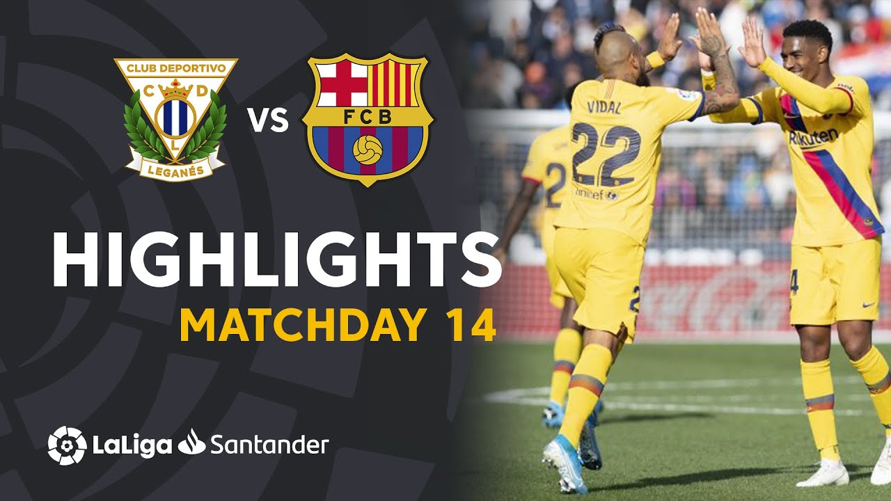 Highlights CD Legan&eacute;s vs FC Barcelona (1-2)