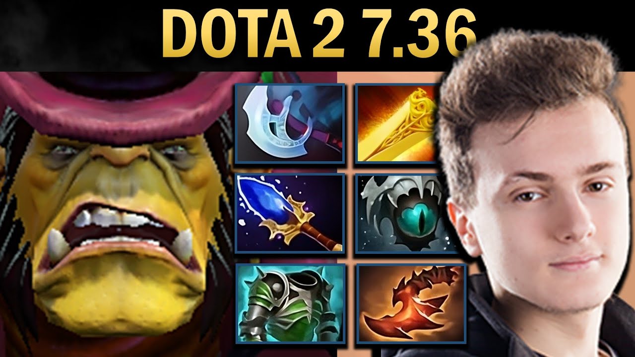 Alchemist Gameplay Miracle with Skadi and Radiance - Dota 2 7.36