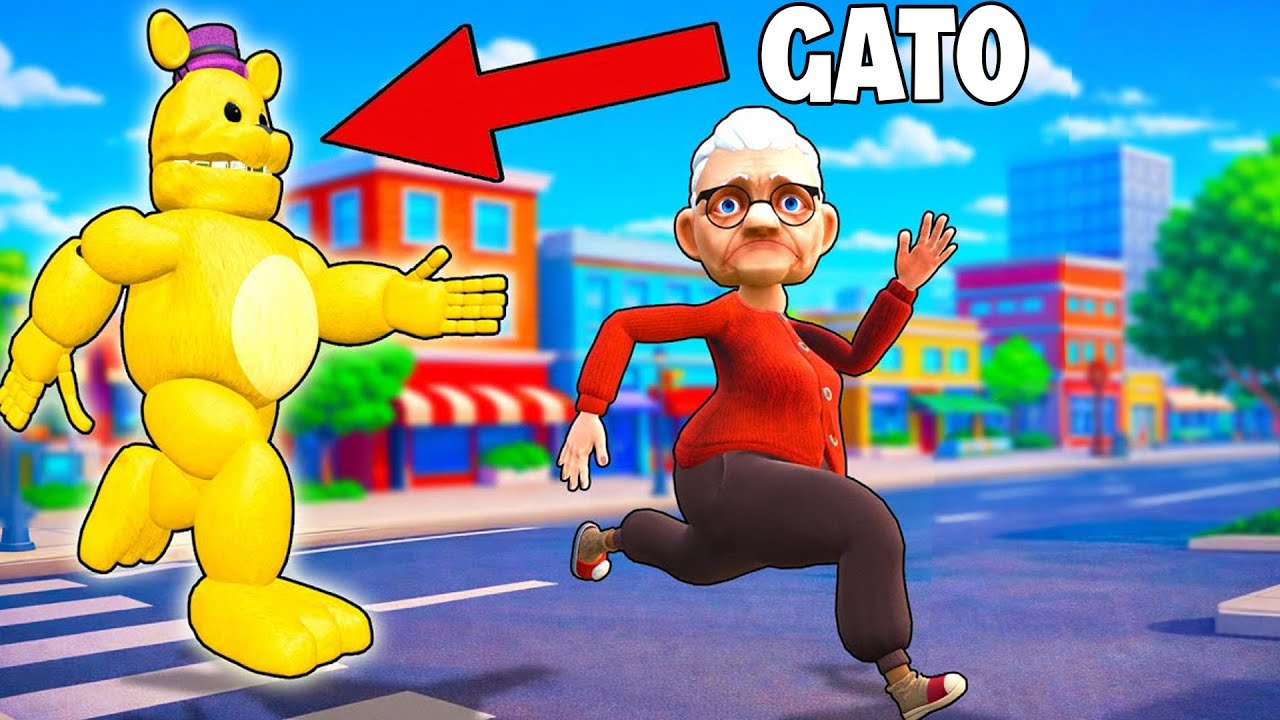 Me convertí en FREDBEAR y ATAQUÉ a la ABUELITA (I Am Cat VR)
