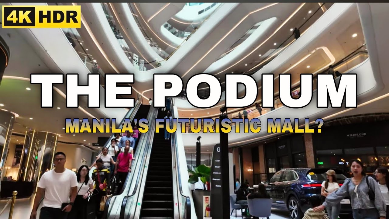 Is This Manila's Most Futuristic Mall? 🇵🇭 Inside The Podium Ortigas Center | 4K HDR Walking Tour