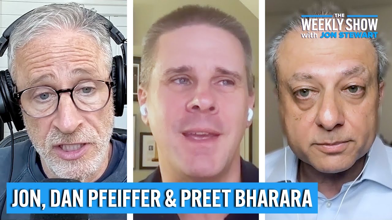 Jon, Dan Pfeiffer & Preet Bharara on Trump’s Pressure Campaigns | The Weekly Show with Jon Stewart