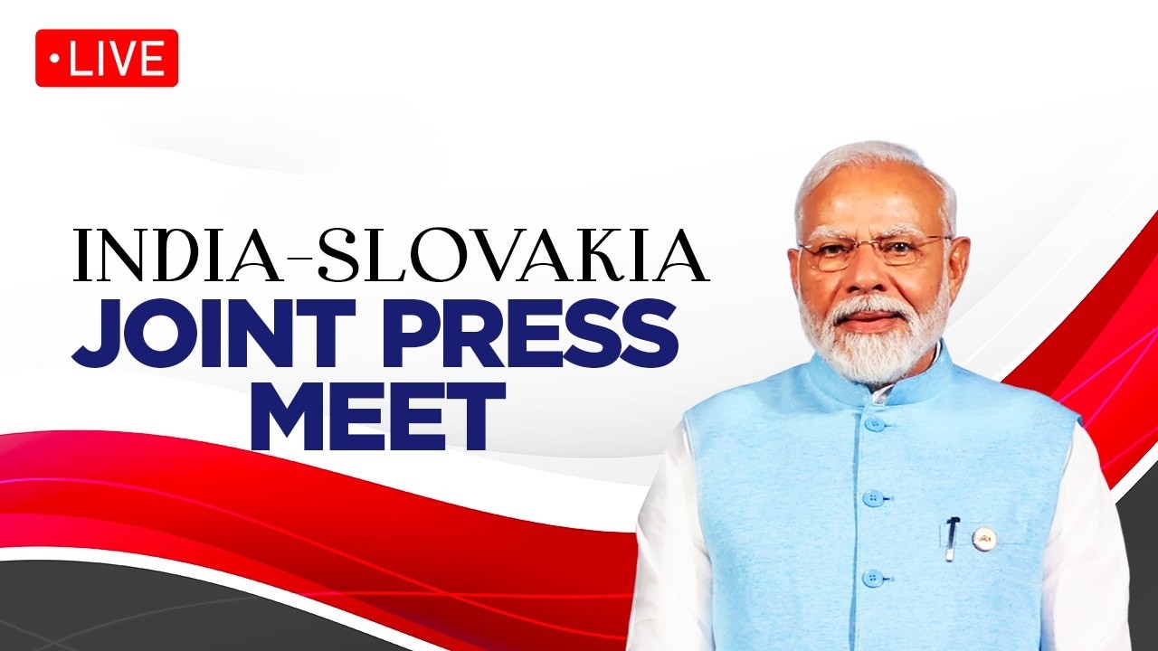 LIVE: PM Modi, Slovak Republic PM Robert Fico attend joint press meet in Bratislava