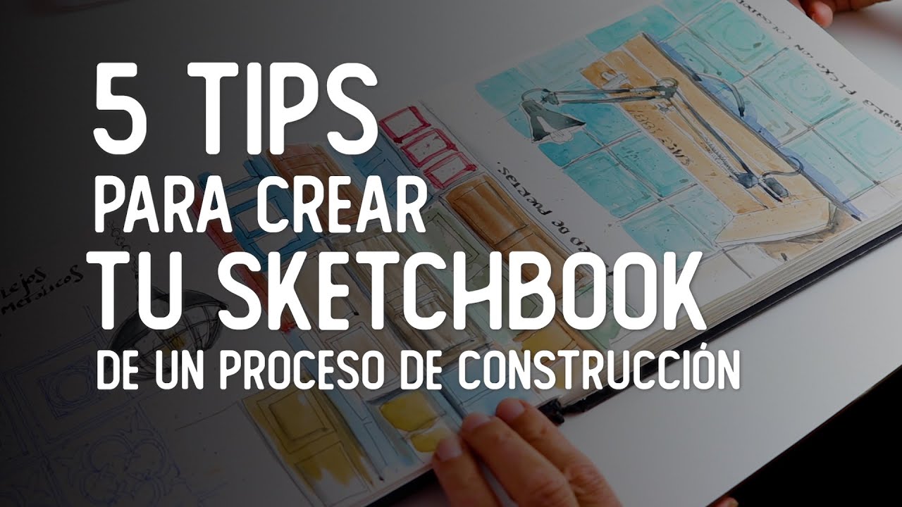 5 TIPS PARA DIBUJAR TU SKETCHBOOK | TUTORIAL Arquitectura Oscar Niemeyer | Juan Linares | Acuarela
