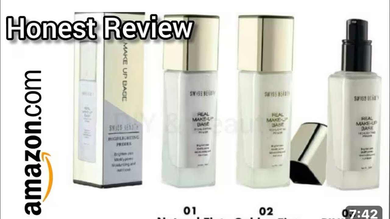 Swiss Beauty Real Makeup Base Highlighter + primer || Moisturizer *Honest Review *