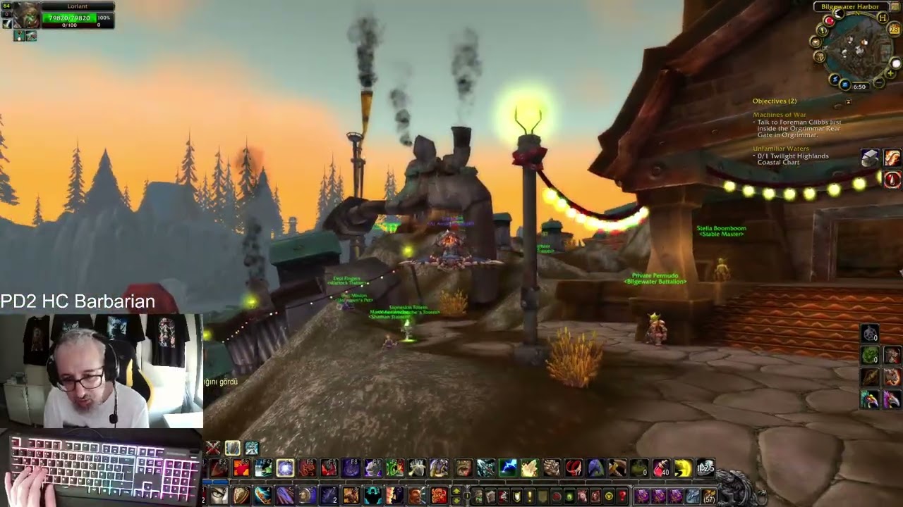 World Of Warcraft Warrior 84 LvL olunca gidebiliceğiniz harita