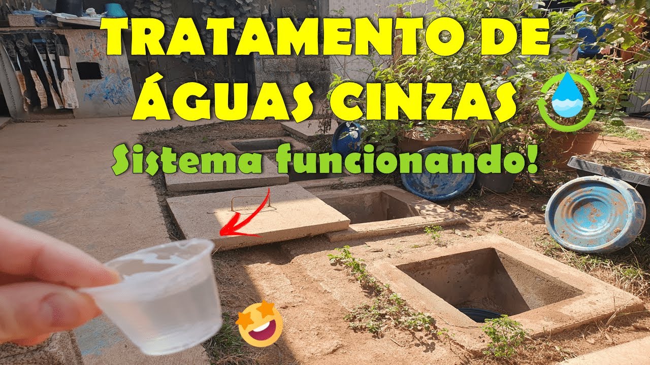 Resultado do sistema de tratamento e reuso de águas cinzas