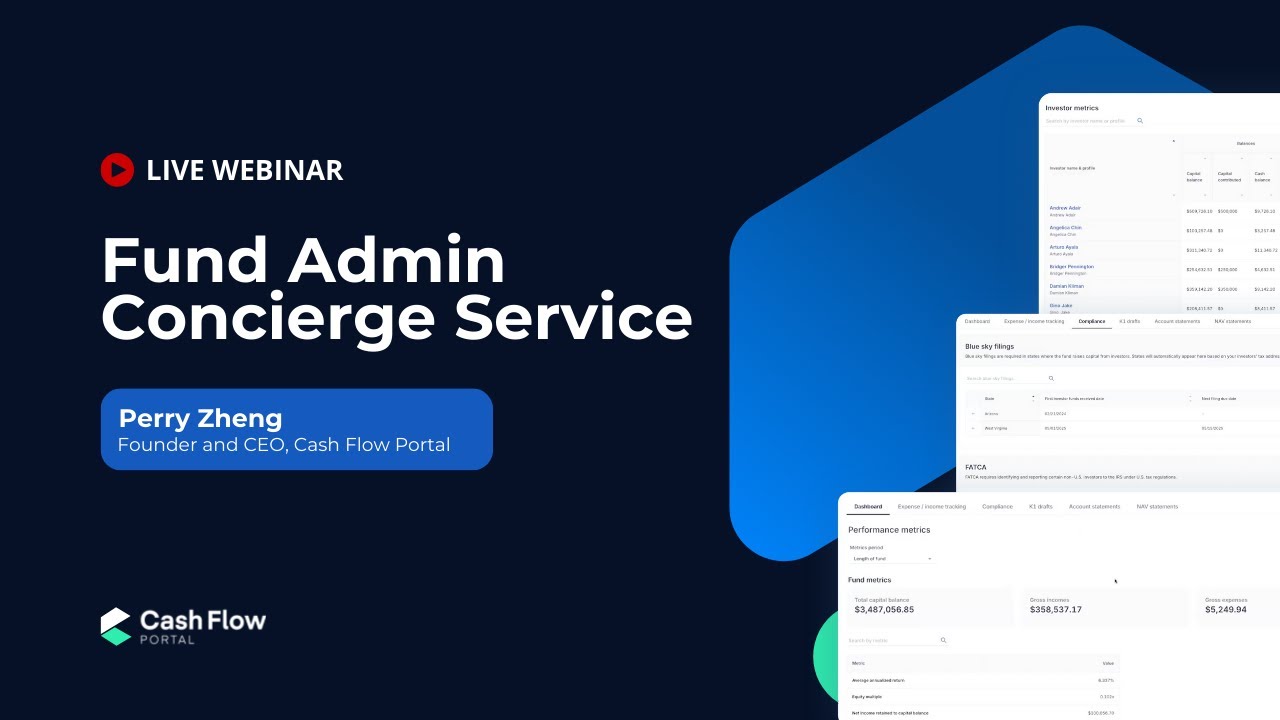 Fund admin concierge service