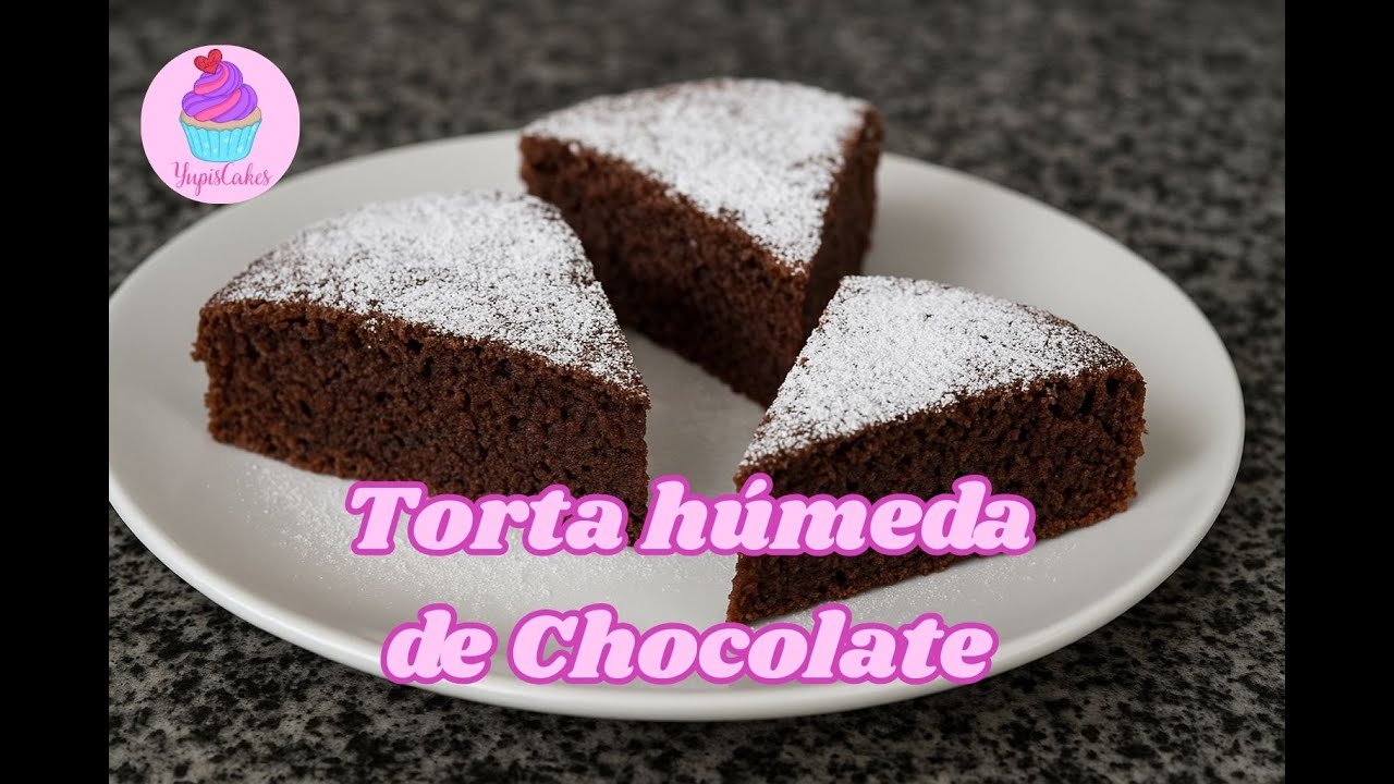 🍫 Torta Húmeda de Chocolate | Receta fácil y deliciosa