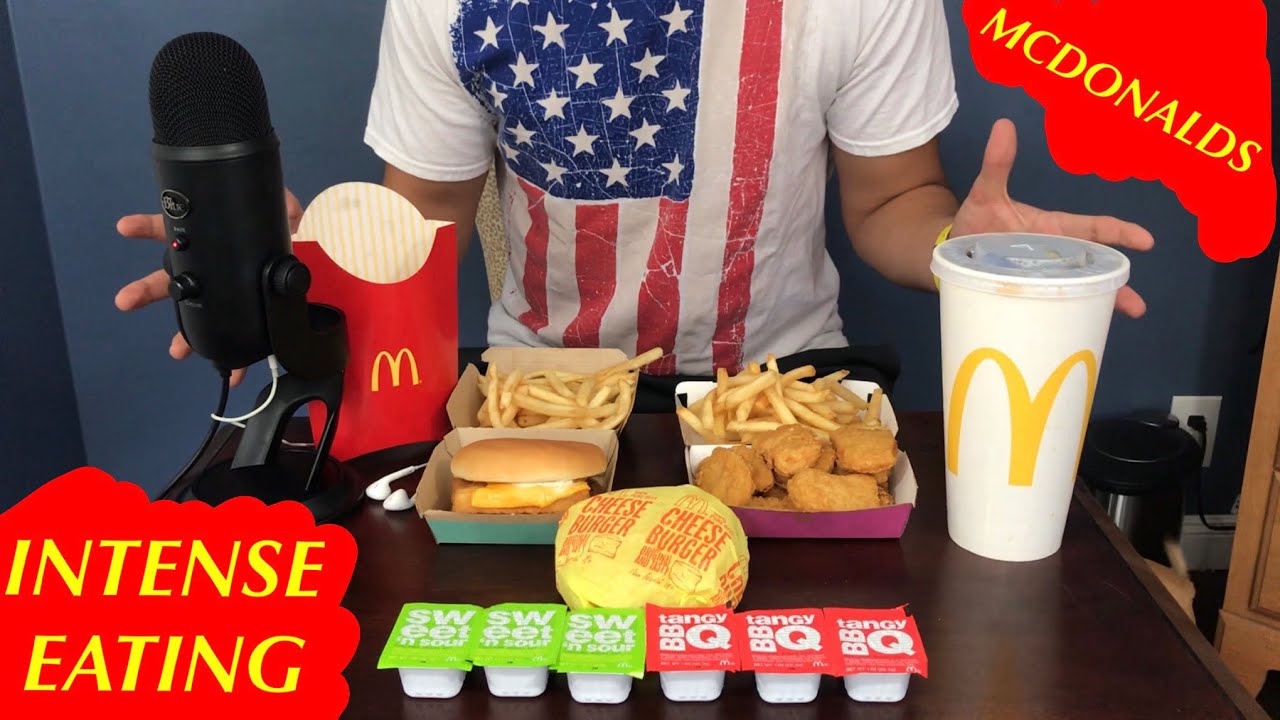 ASMR McDonalds FEAST! (Eating & Mouth Sounds!)