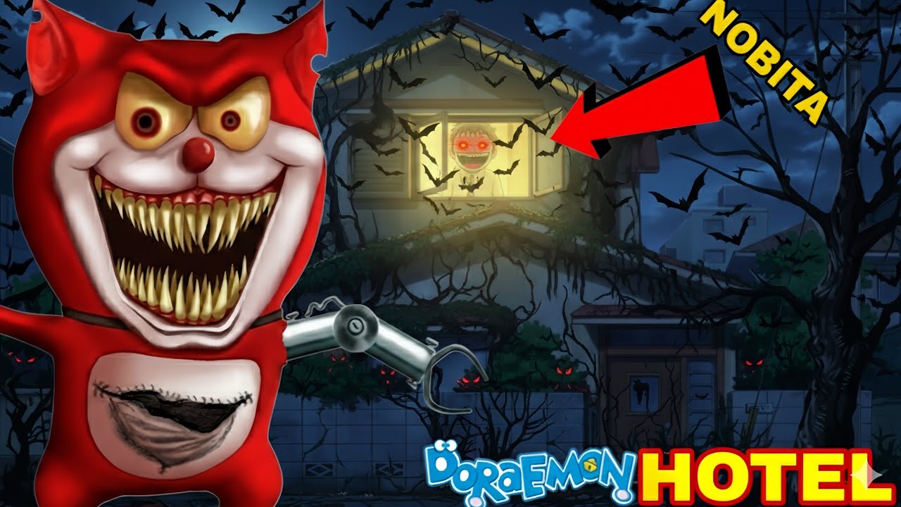 Can I Escape From Dora Horror Hotel (END UNEXPECTED) ||Doremon Horror Hotel Gameplay In Hindi 