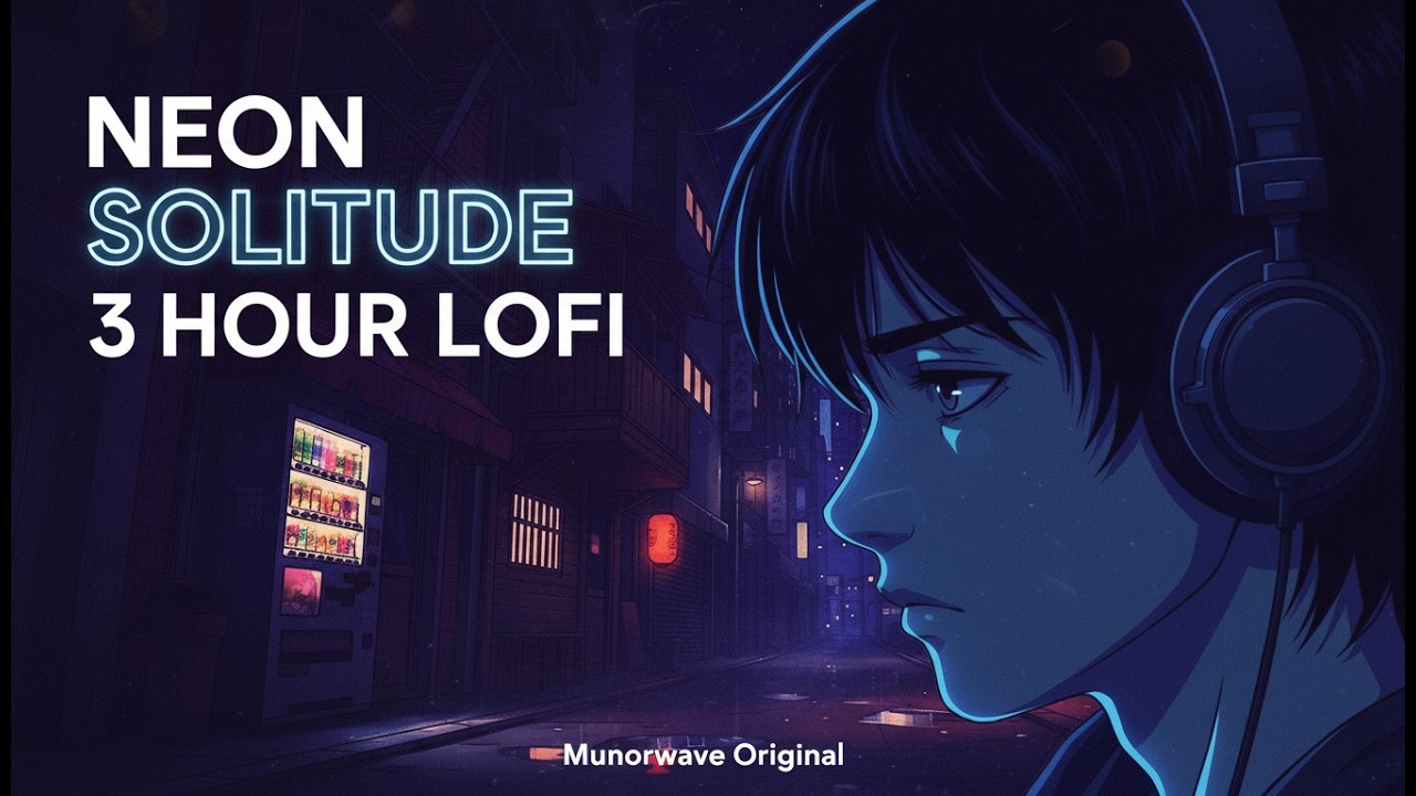 POV: Staring at the rain when you can't sleep 🌙 [NEON SOLITUDE] 3 Hours Loop